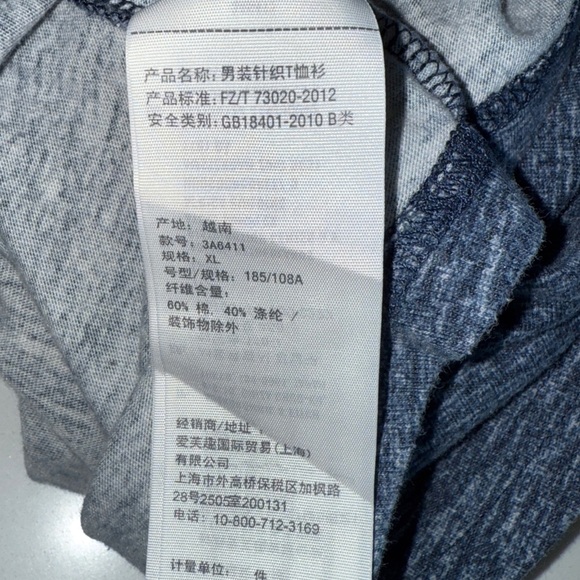 Hollister Men’s Long Sleeve Graphic Tee  Size M | California Surf Logo Navy Blue - Picture 14 of 14